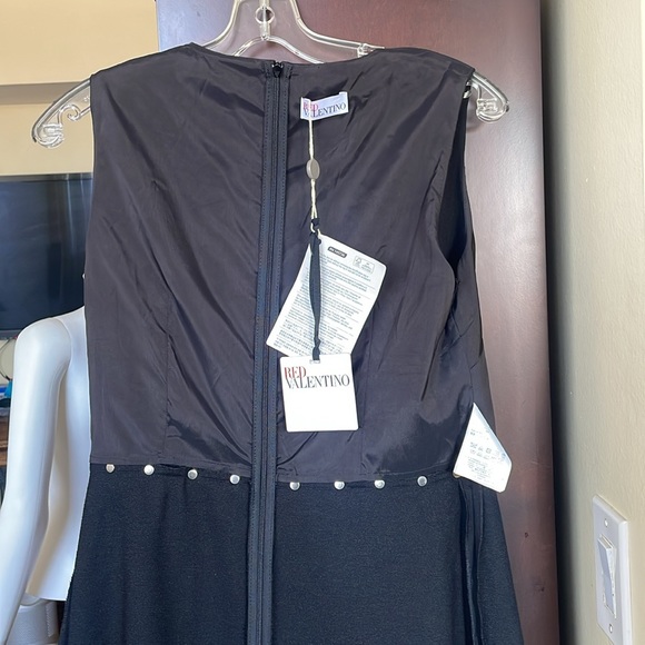 RED VALENTINO  Black Dress Size 44 - Picture 10 of 14